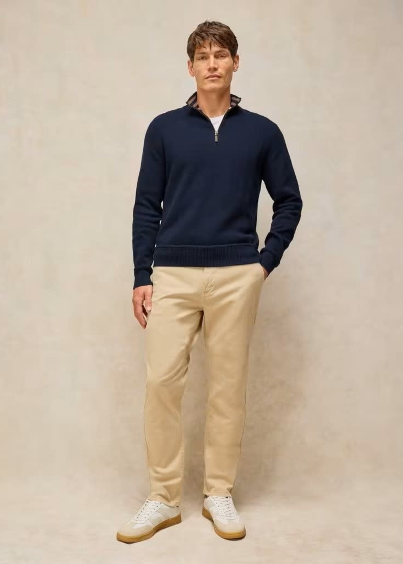 WHITE STUFF WHITE STUFF ATTADALE FUNNEL NECK DARK NAVY