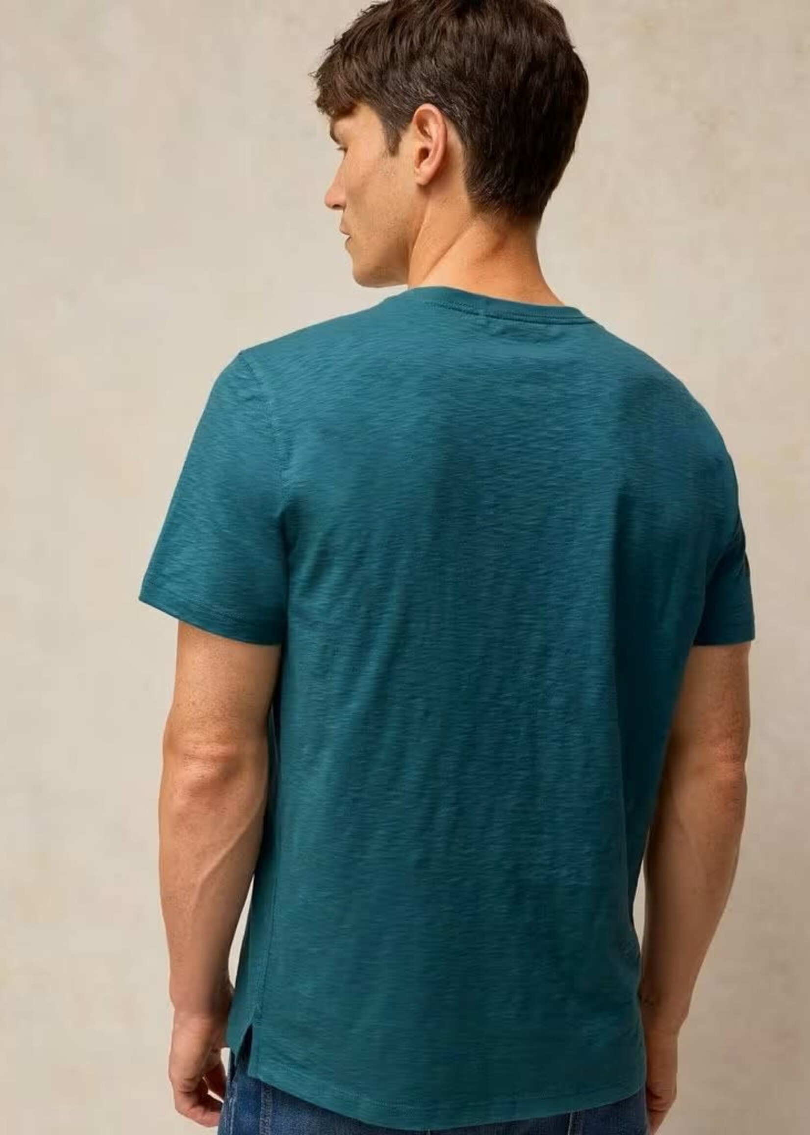 WHITE STUFF WHITE STUFF ABERSOCH GRAPGIC TEE TEAL