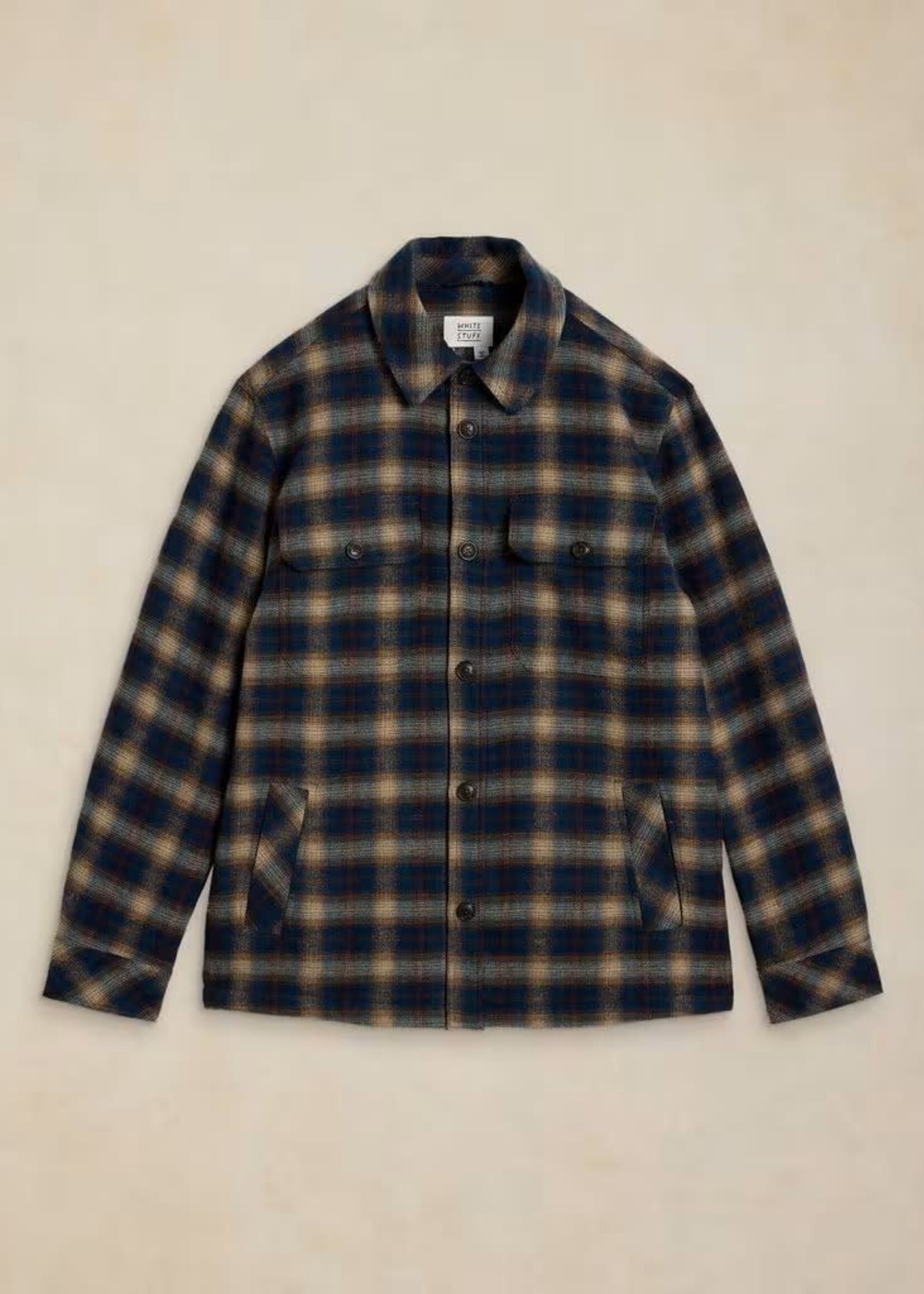 WHITE STUFF WHITE STUFF HETTON CHECK BORG LINED JACKET