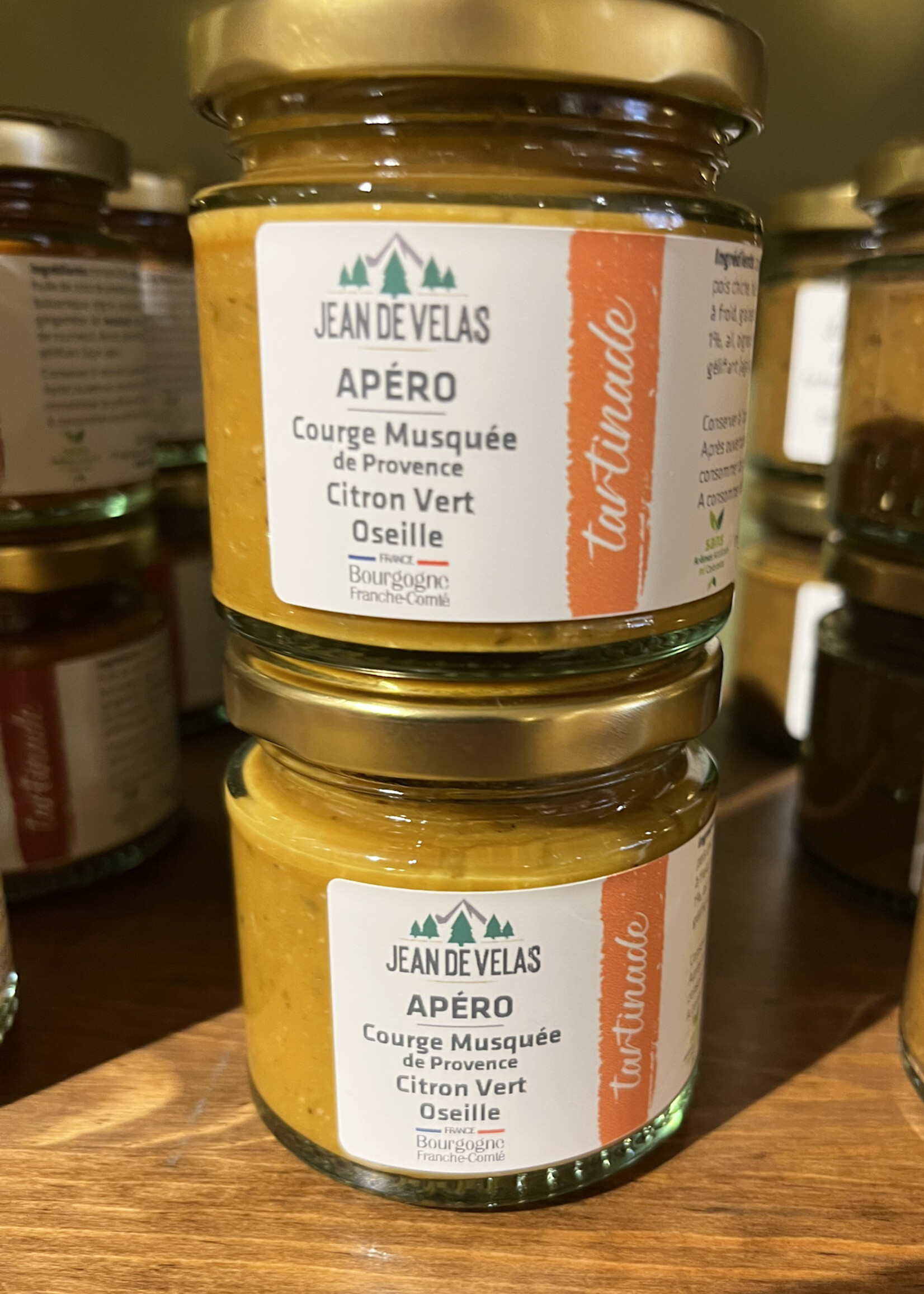 JEAN DE VELAS JEAN DE VELAS APÉRO COURGETTE MUSQUÉE DE PROVENCE CITRON VERT OSEILLE
