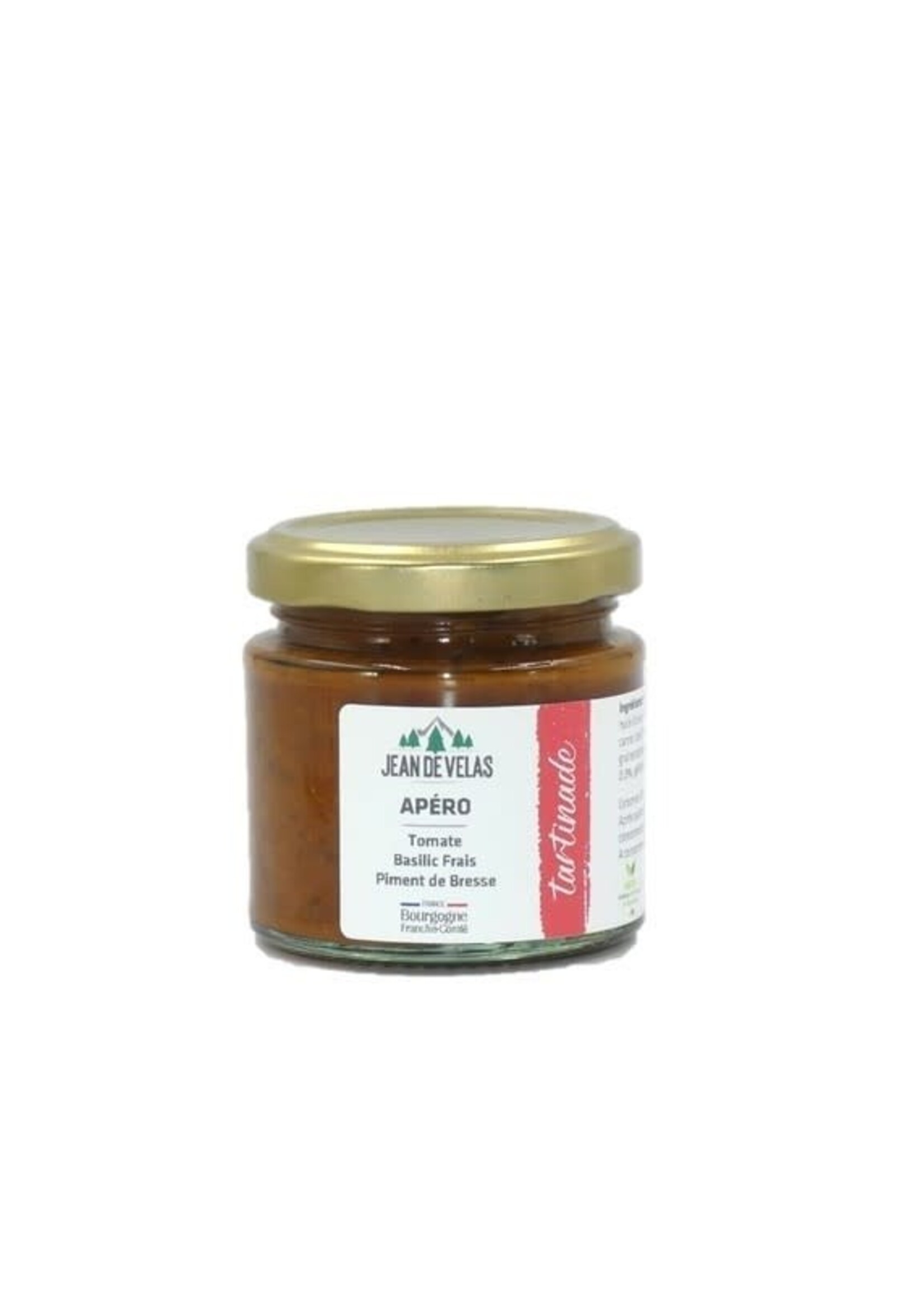JEAN DE VELAS JEAN DE VELAS APÉRO TOMATE BASILIC FRAIS PIMENT DE BRESSE