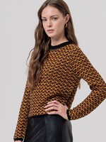 SURKANA SURKANA TEXTURED CREW NECK SWEATER BLACK