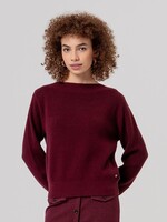 SURKANA SURKANA BOOT NECK SWEATER MAROON