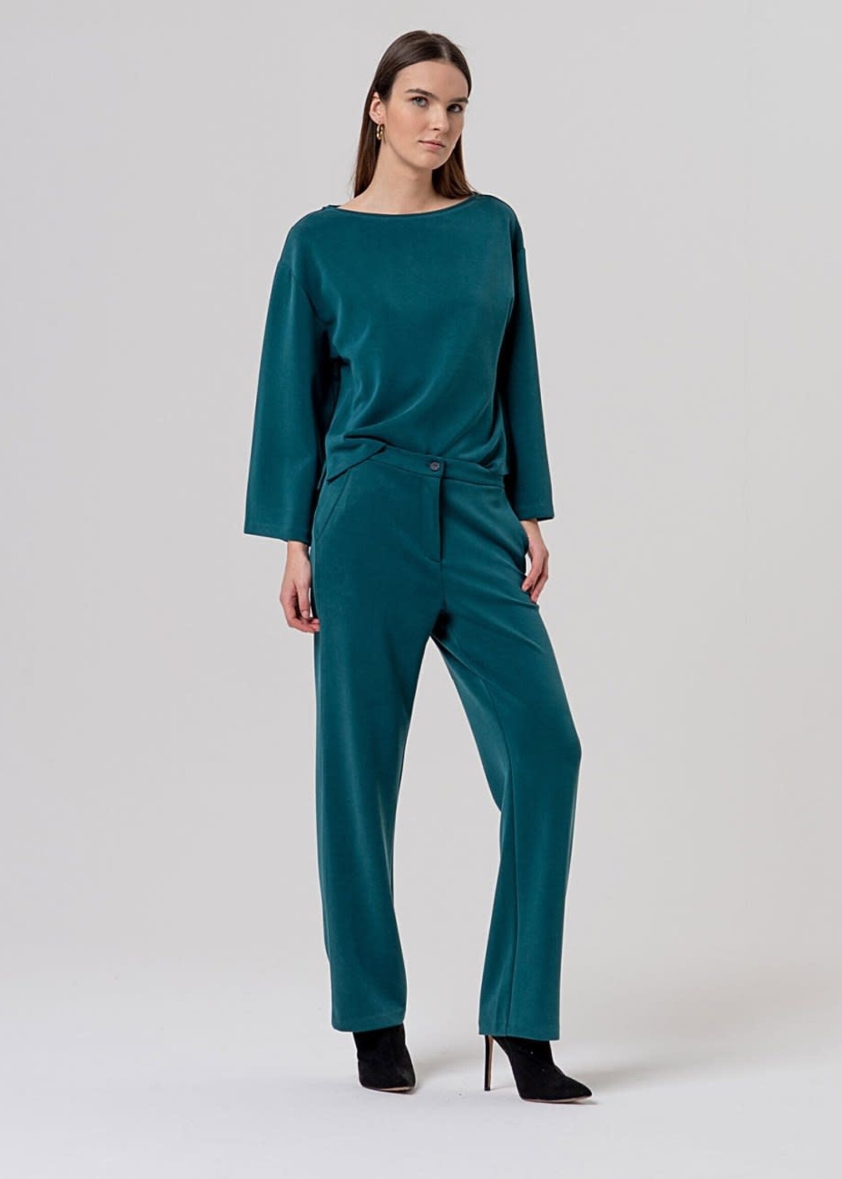 SURKANA SURKANA STRAIGHT LKEG TROUSER BOTTLE GREEN