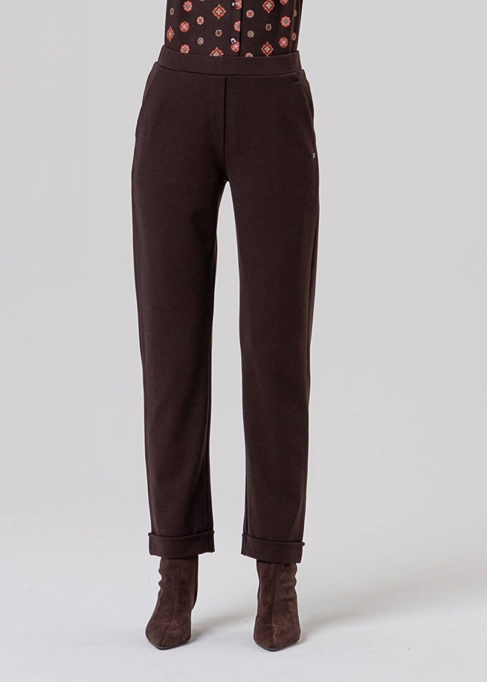 SURKANA SURKANA CHINO STYLE TROUSER CHOCOLATE