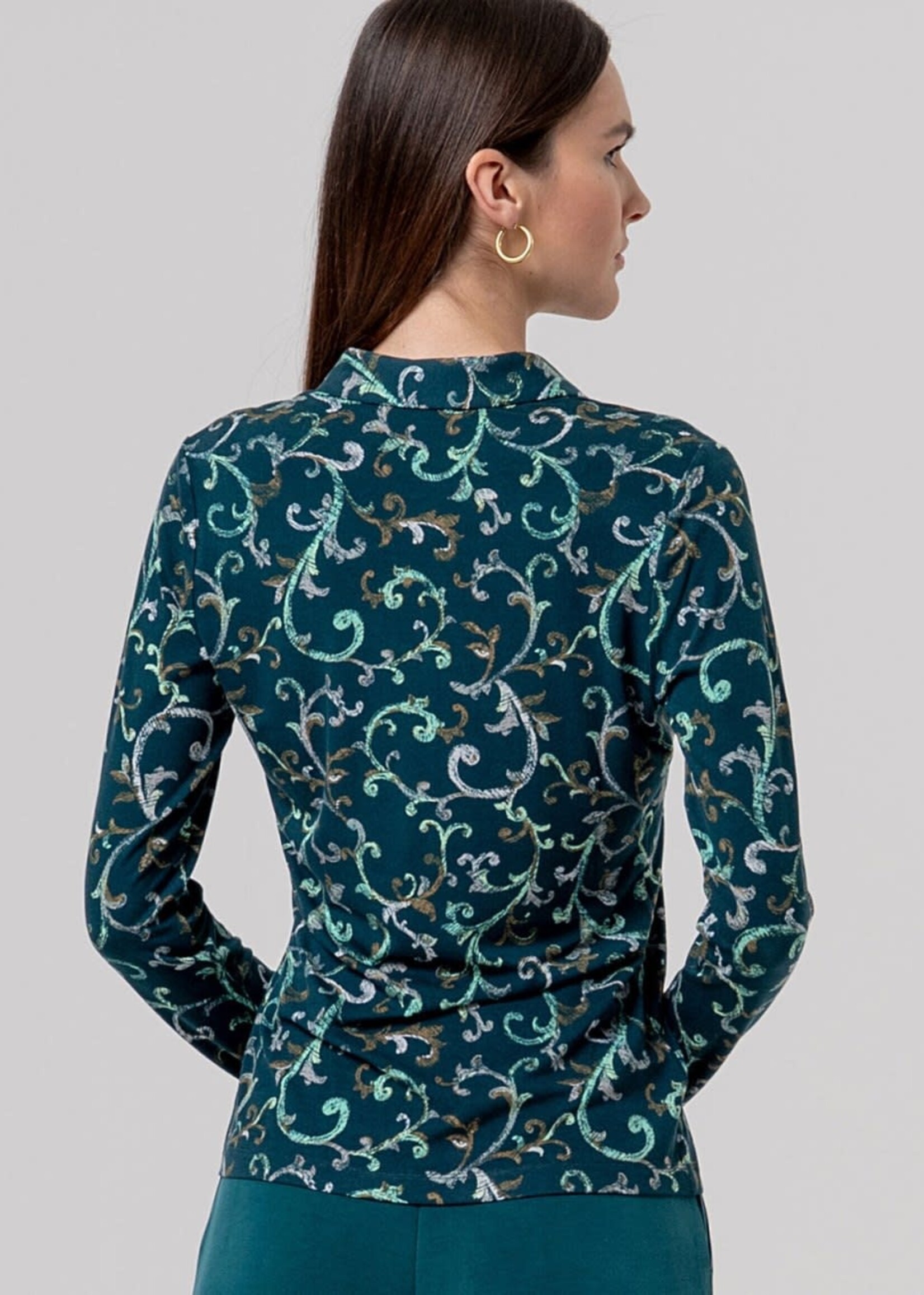 SURKANA SURKANA BLOUSE DARK GREEN