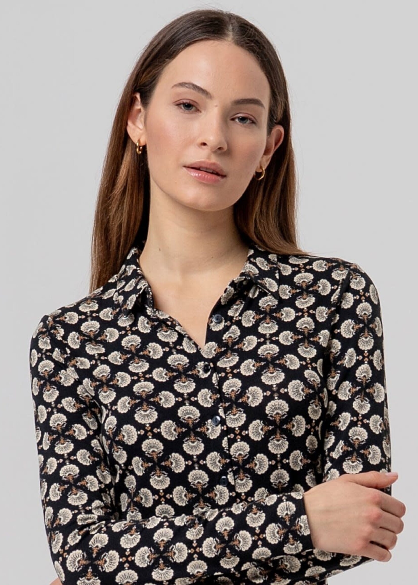 SURKANA SURKANA LS BLOUSE BLACK