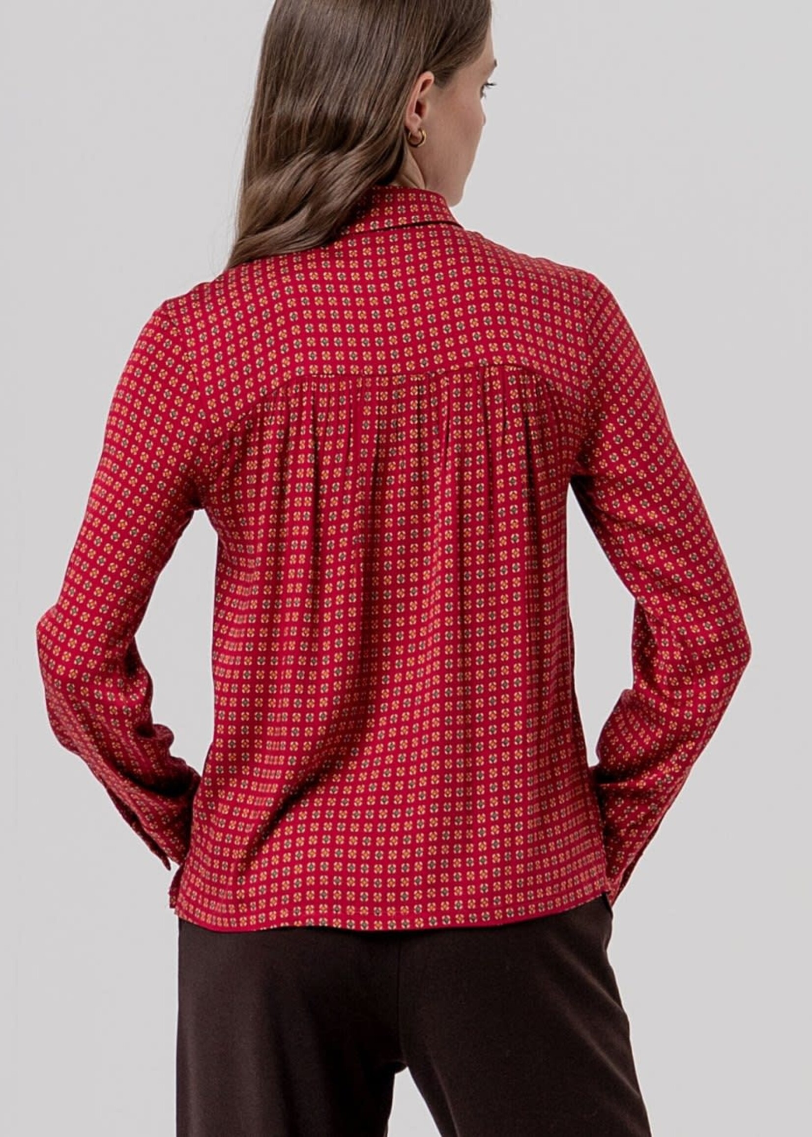 SURKANA SURKANA WIDE STYLE BLOUSE RED
