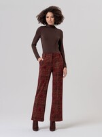 SURKANA SURKANA STRAIGHT LEG TROUSER MAROON
