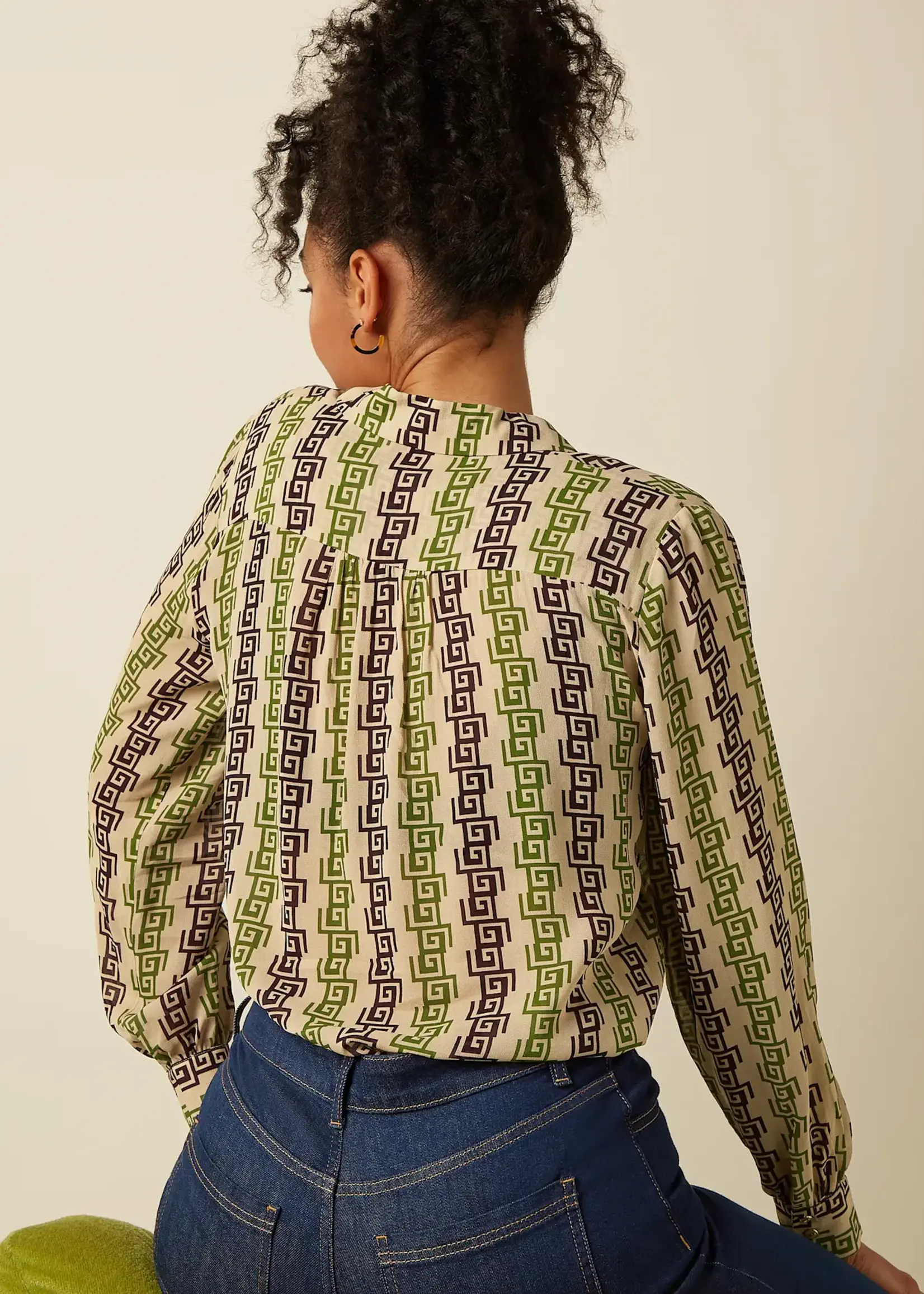 KING LOUIE KING LOUIE MAISIE BLOUSE TENUE MARZIPAN