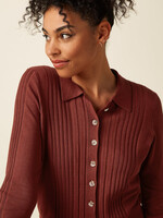 KING LOUIE KING LOUIE SOFIE CARDIGAN MATCH KNIT SPICEY BROWN