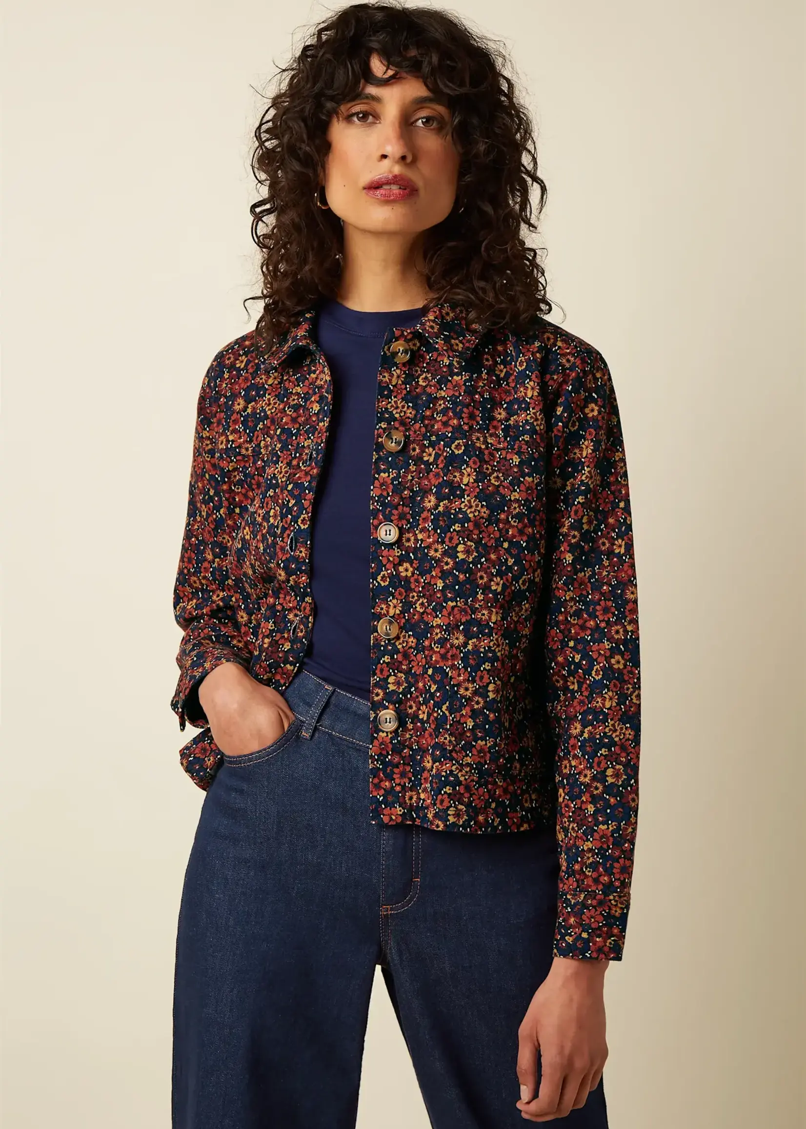 KING LOUIE KING LOUIE PEARLE JACKET VIGNON EVENING BLUE