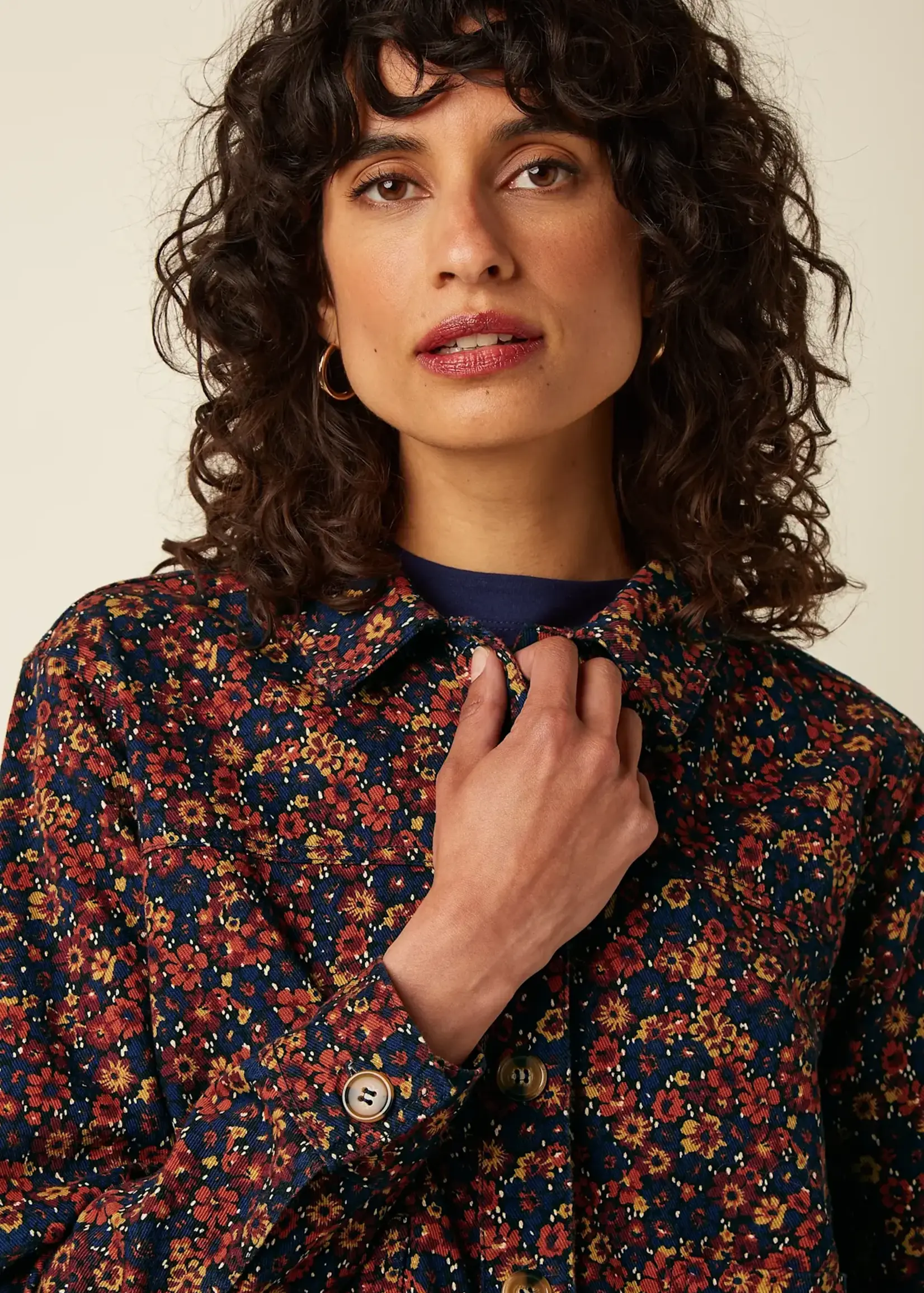 KING LOUIE KING LOUIE PEARLE JACKET VIGNON EVENING BLUE