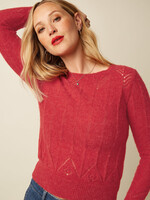 KING LOUIE KING LOUIE LIA TOP HIVER KNIT FIERY RED