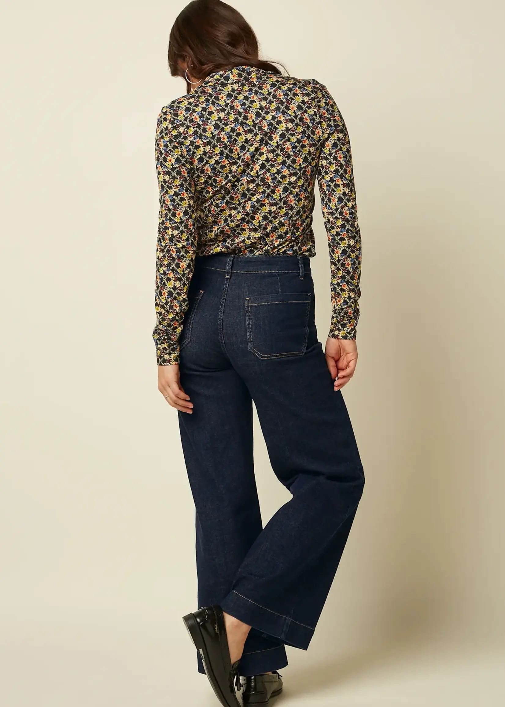 KING LOUIE KING LOUIE BLOUSE MADEE BLACK