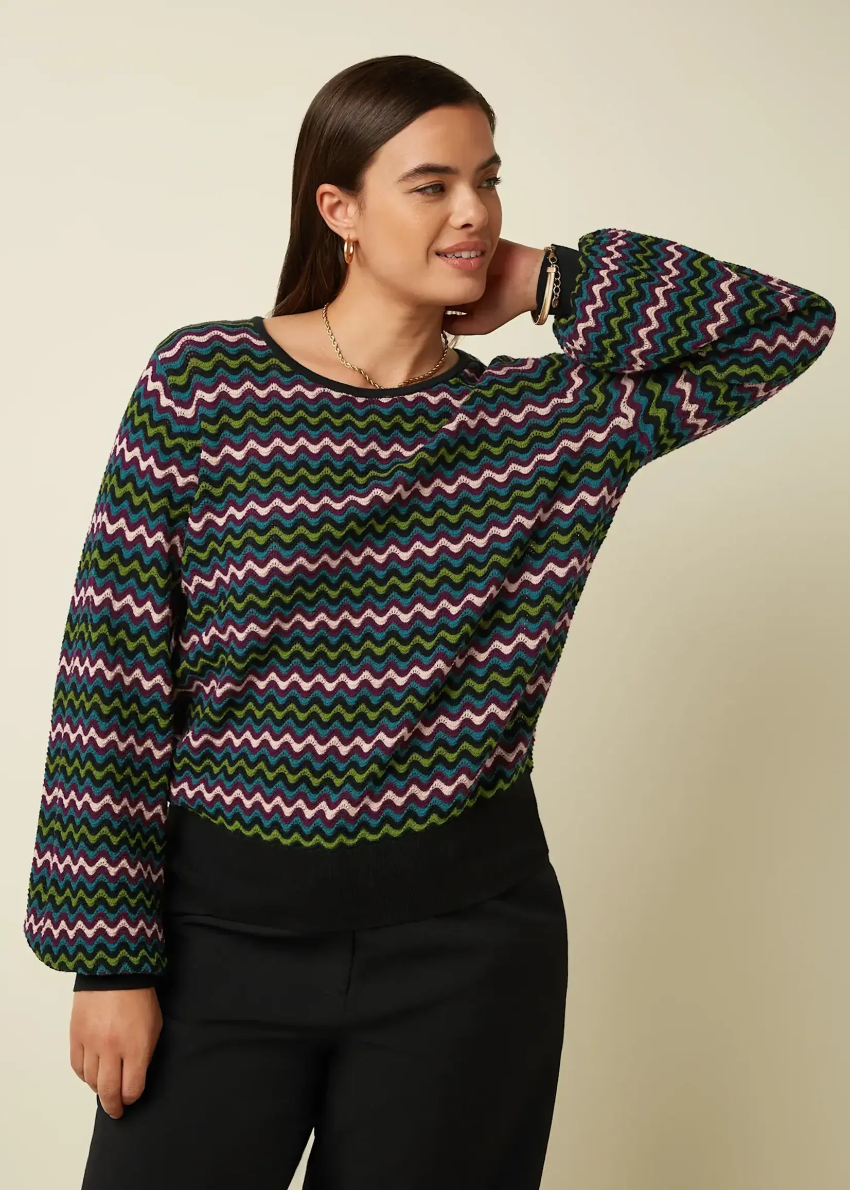 KING LOUIE KING LOUIE BELL TOP WYLER BLACK