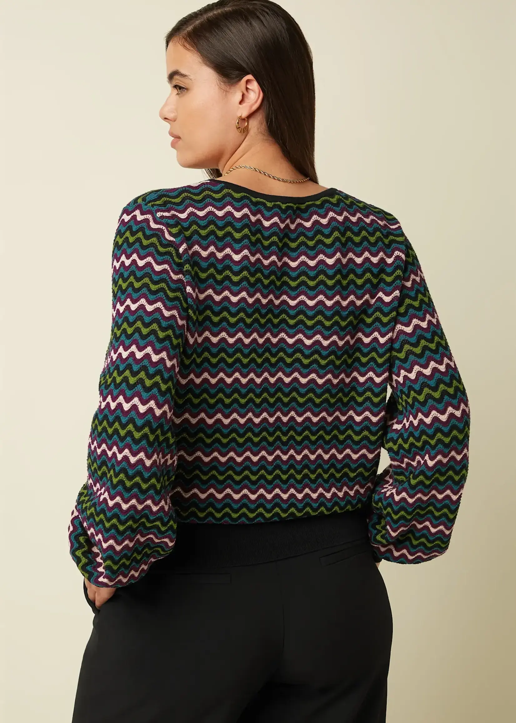 KING LOUIE KING LOUIE BELL TOP WYLER BLACK