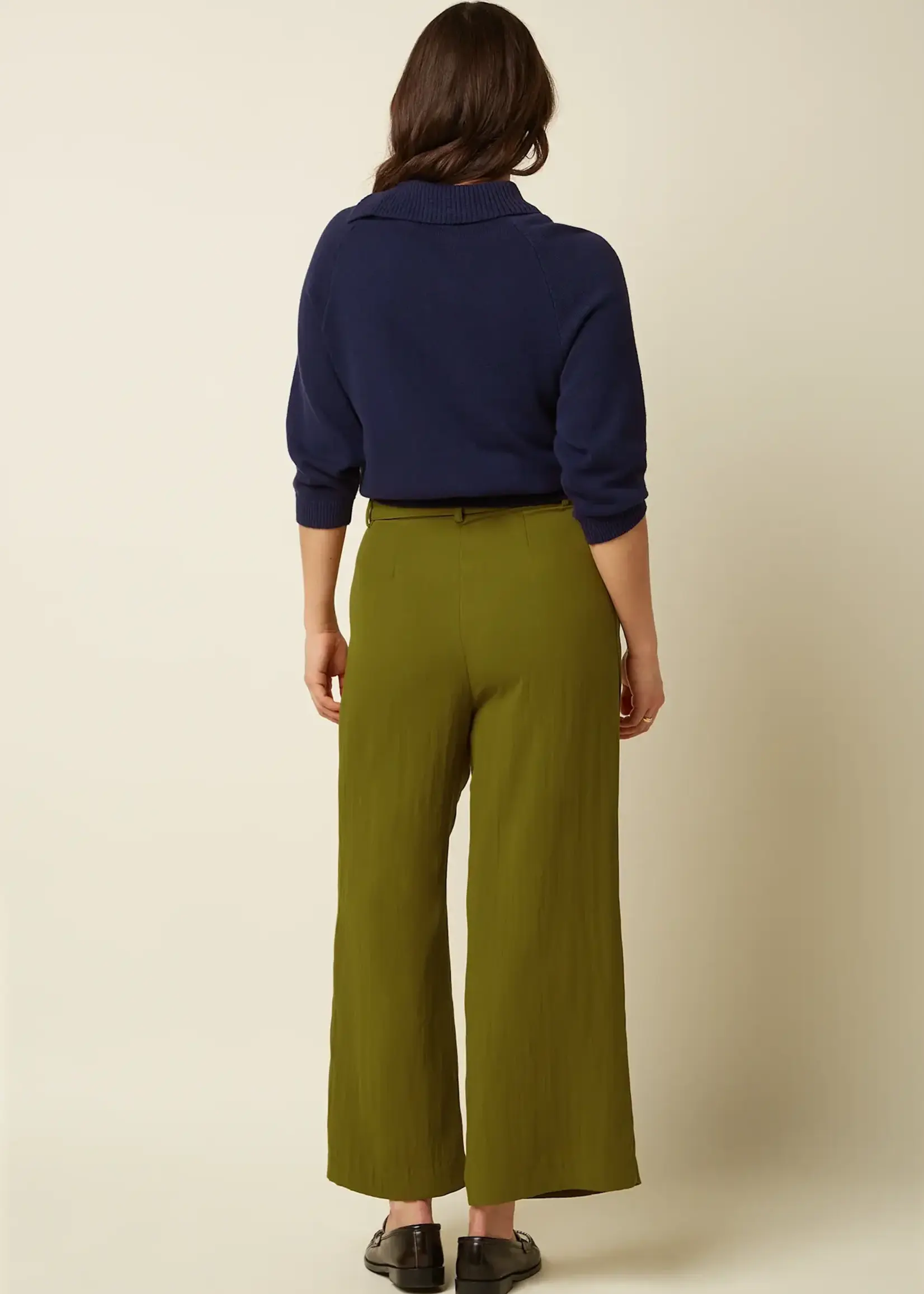 KING LOUIE KING LOUIE ZIRA KNIT TOP BONHEUR EVENING BLUE