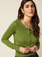 KING LOUIE KING LOUIE UTE CARDIGAN WOODBINE GREEN