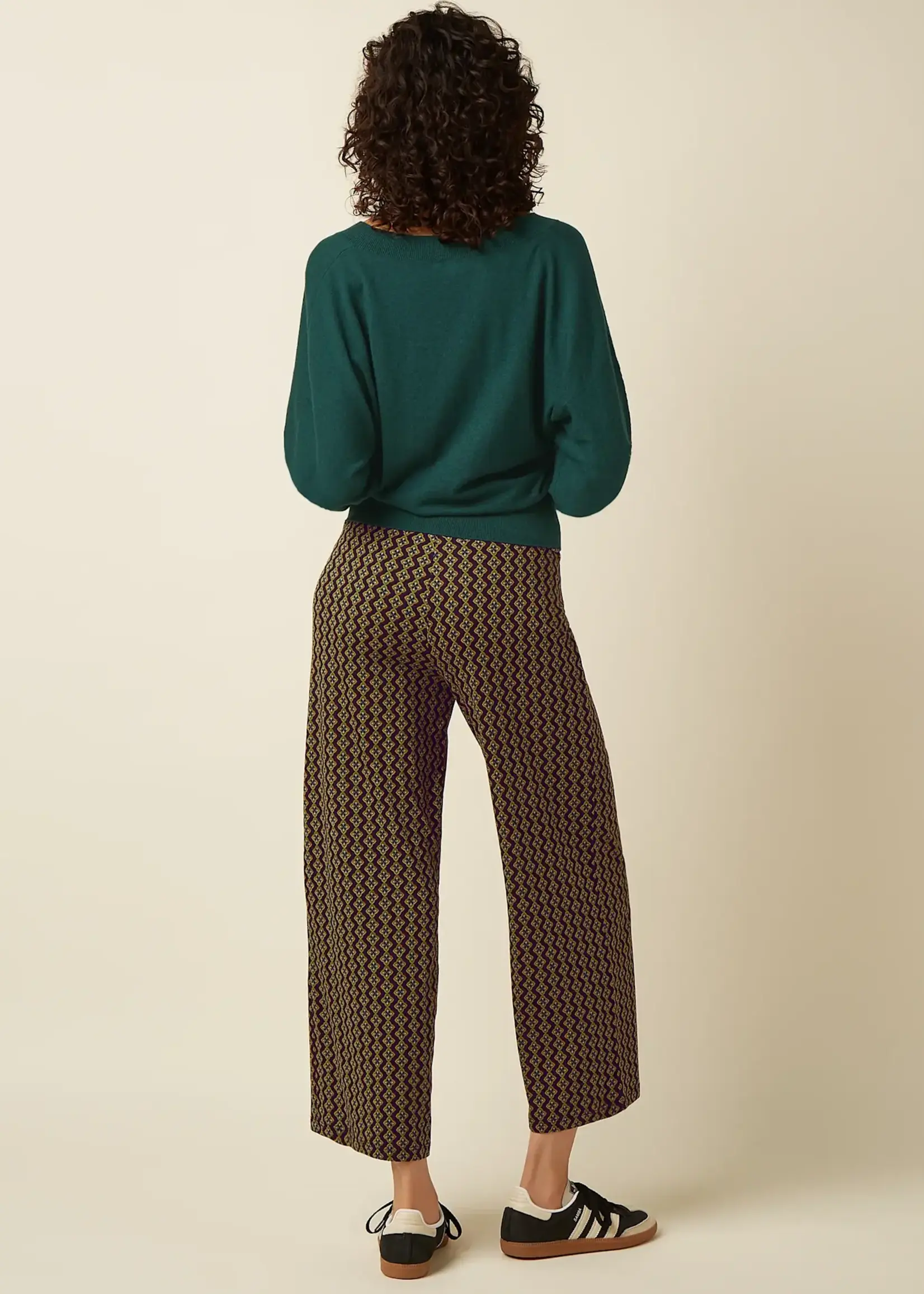 KING LOUIE KING LOUIE MAUVE V TOP COCOON PINE GREEN