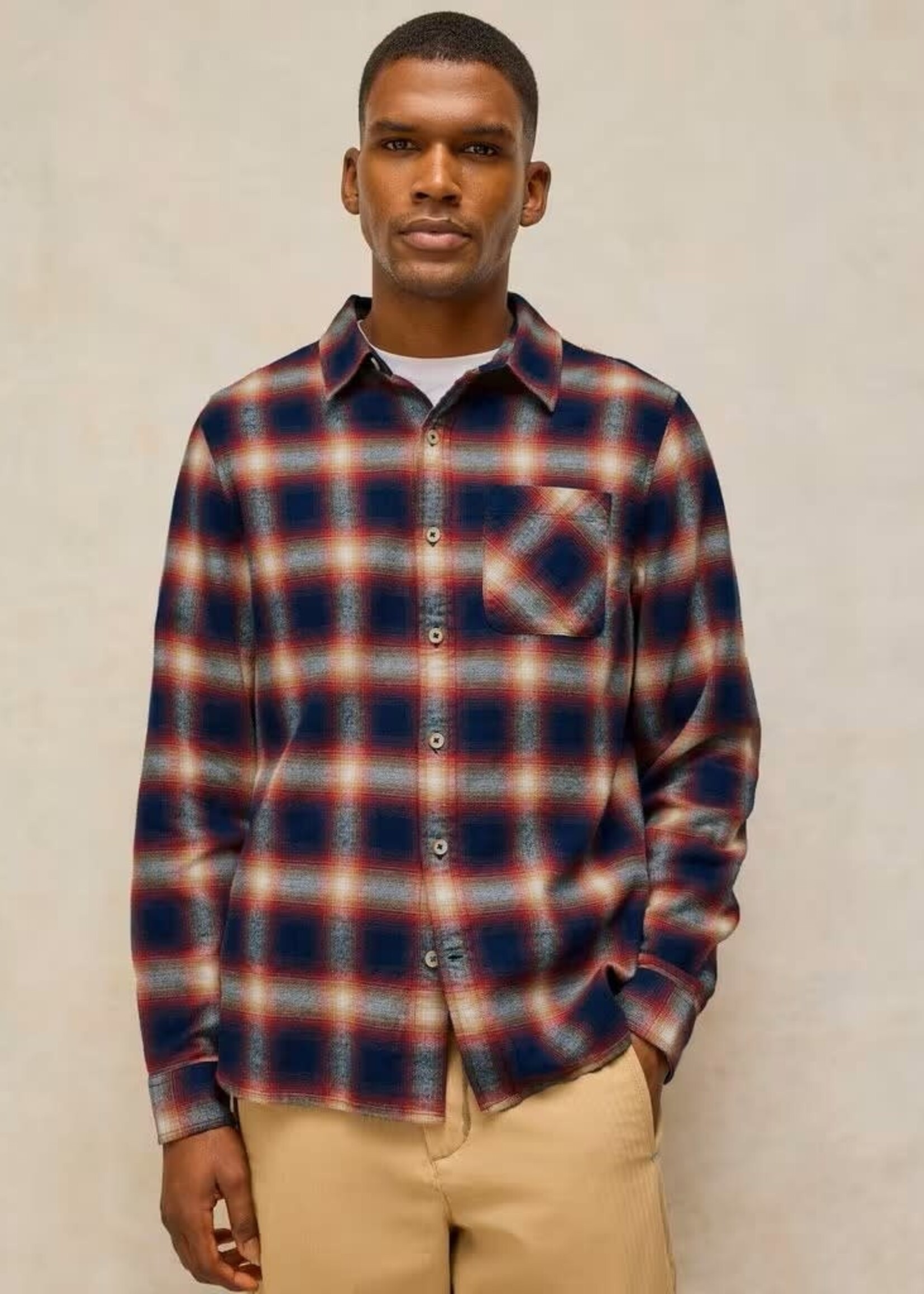 WHITE STUFF WHITE STUFF LUDLOW CHECK SHIRT NAVY MULTI