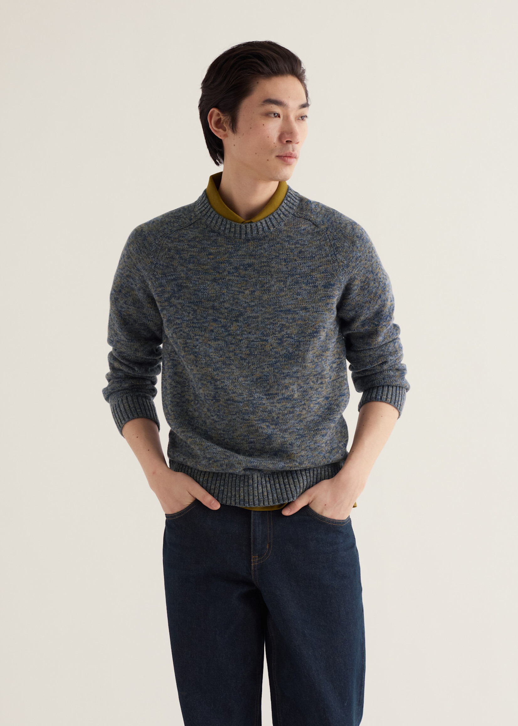 SEASALT CORNWALL SEASALT MEN’S NEOT JUMPER BRIDGING SEA CAVE