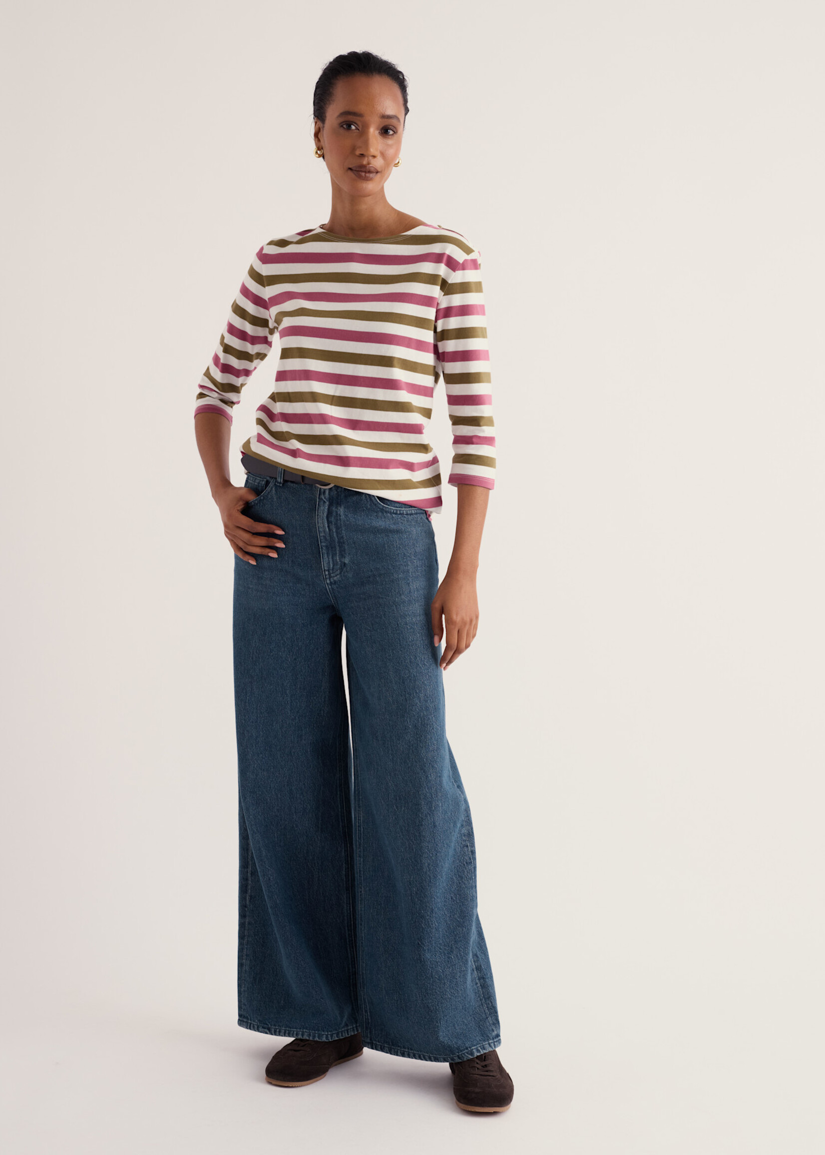 SEASALT CORNWALL SEASALT SAILOR TOP DUET SCALLION ROSA