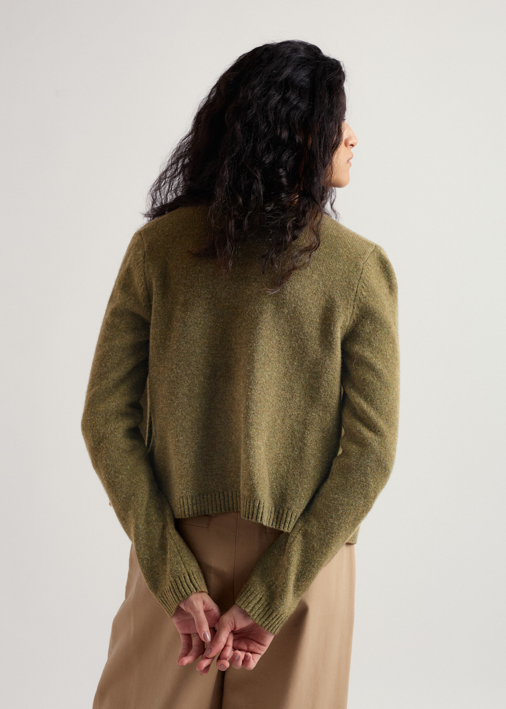 SEASALT CORNWALL SEASALT TERN TIDE CARDIGAN FERN MOSS
