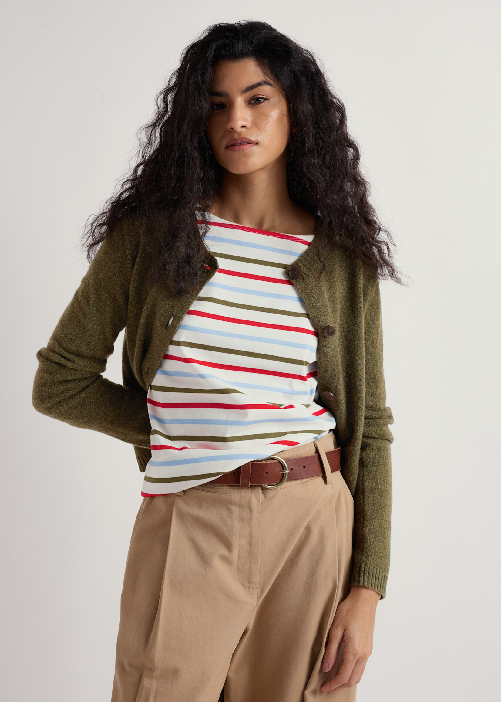 SEASALT CORNWALL SEASALT TERN TIDE CARDIGAN FERN MOSS