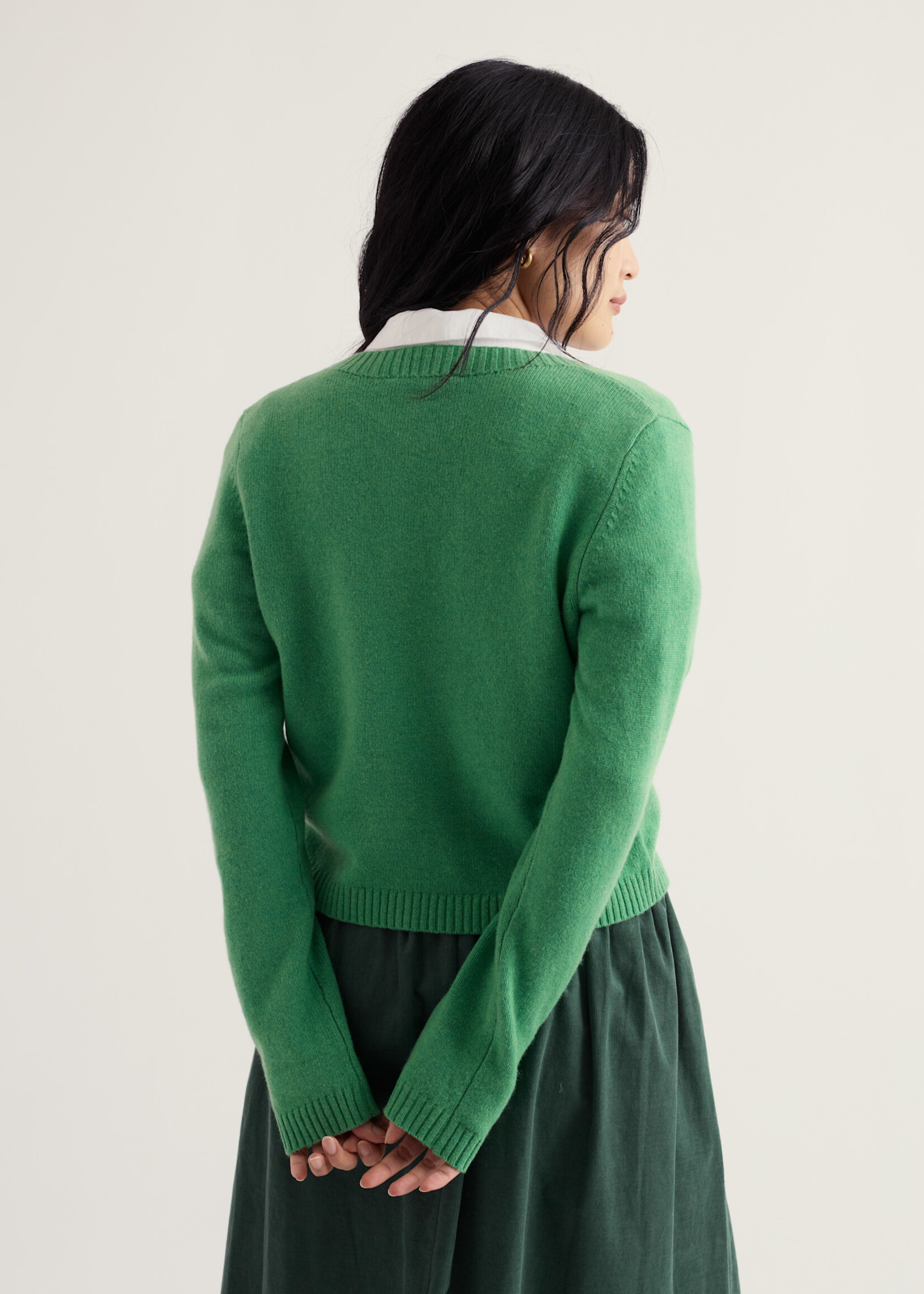 SEASALT CORNWALL SEASALT TERN TIDE CARDIGAN PEA POD