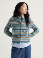 SEASALT CORNWALL SEASALT COVE COTTAGE CARDIGAN CARVED RELIEF CADET MULTI