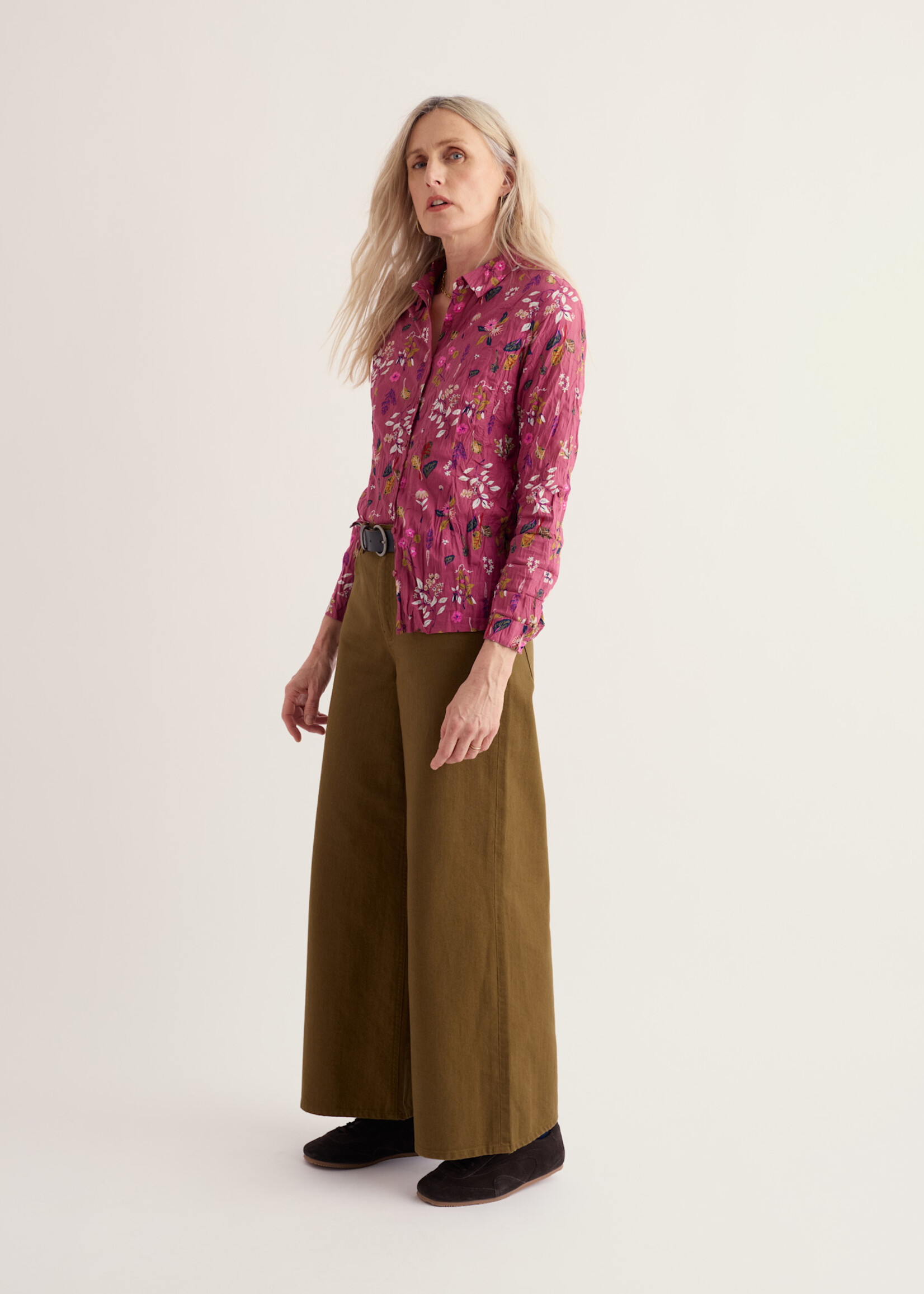 SEASALT CORNWALL SEASALT LARISSA SHIRT FLORA STUDY ROSA