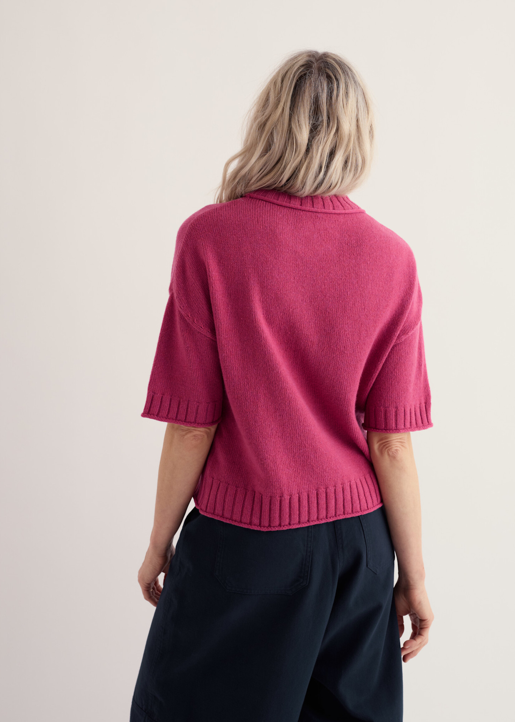 SEASALT CORNWALL SEASALT FISTRAL JUMPER ROSA