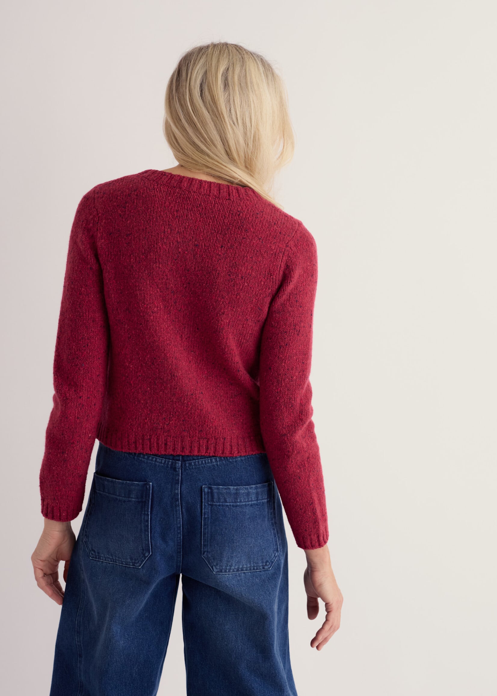 SEASALT CORNWALL SEASALT DAWSON PICK CARDIGAN MERINO DAHLIA