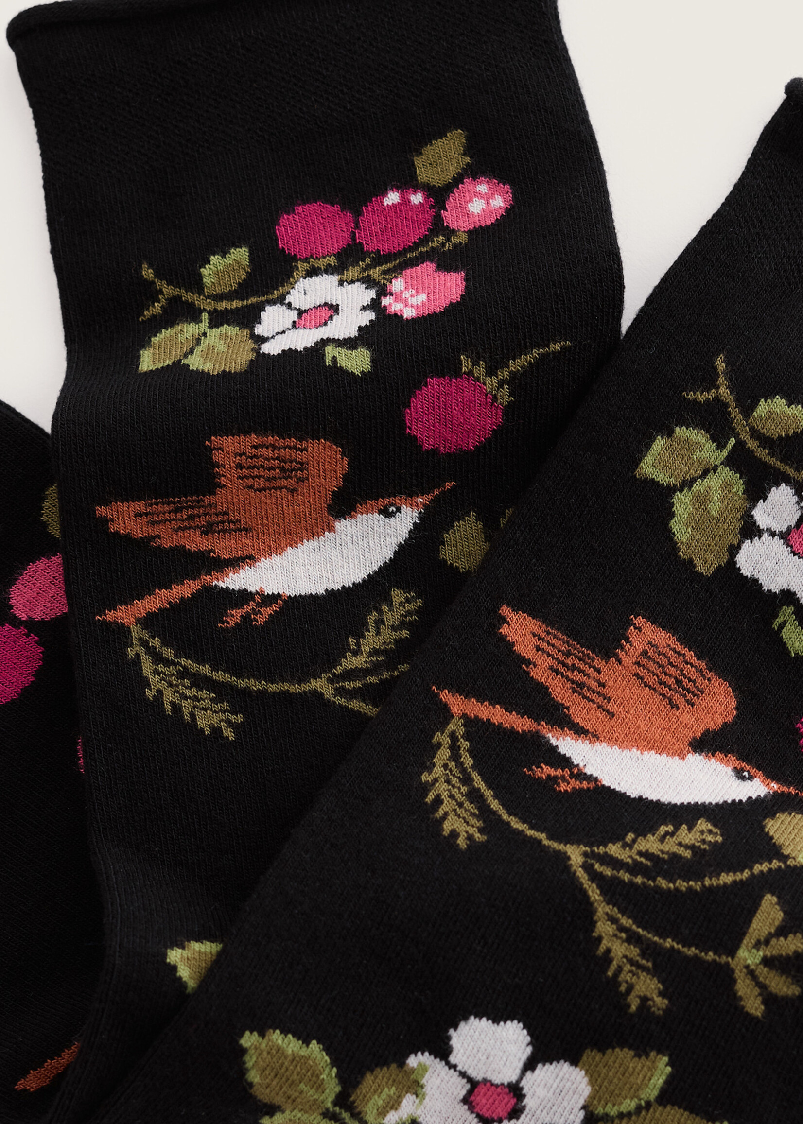 SEASALT CORNWALL SEASALT WOMEN'S BAMBOO ARTY SOCKS SWEET NIGHTINGALE ONYX