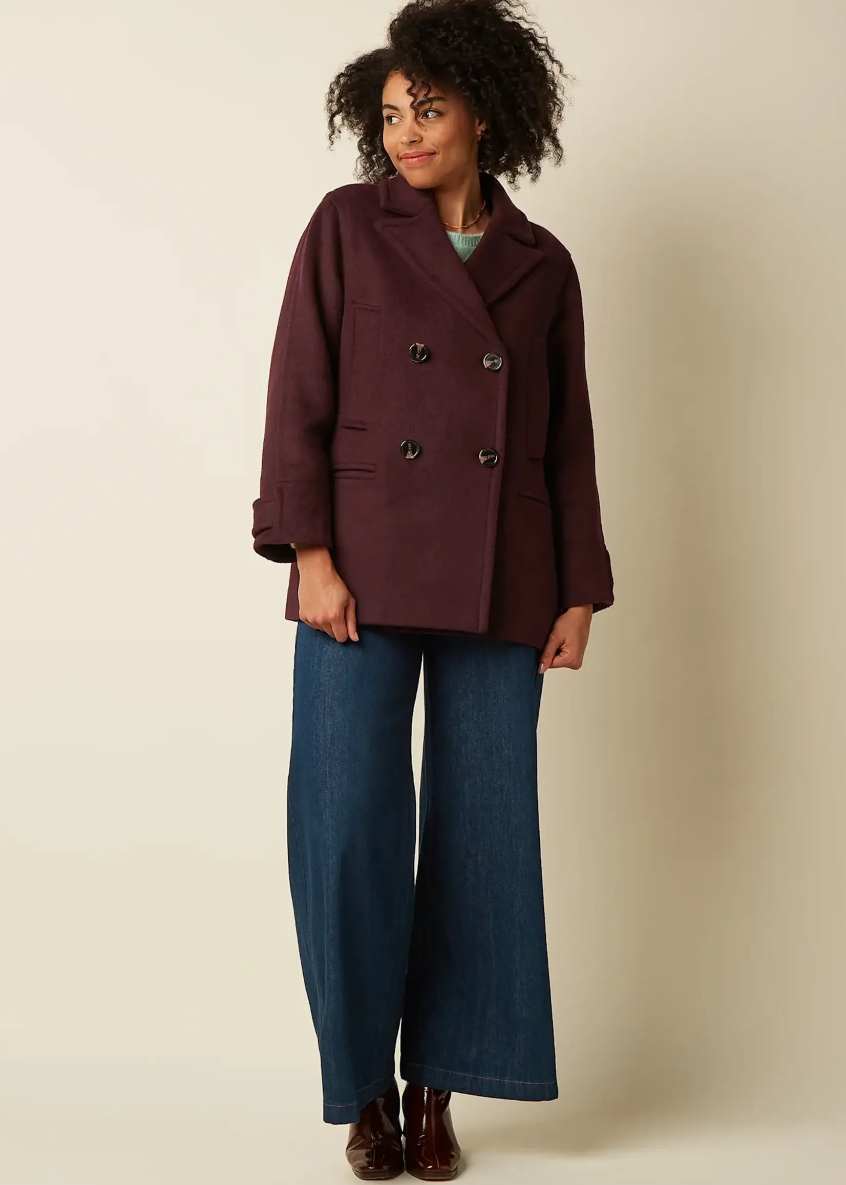 KING LOUIE KING LOUIE ARINA COAT MILES PORTO RED