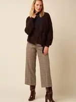 KING LOUIE KING LOUIE FREDERICA PANTS BASSO CHECK MARZIPAN