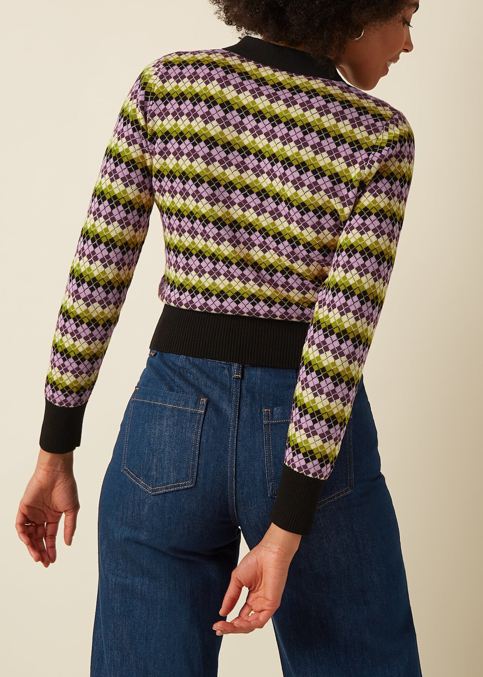 KING LOUIE KING LOUIE SOFIE CARDI CHICAGO BLACK