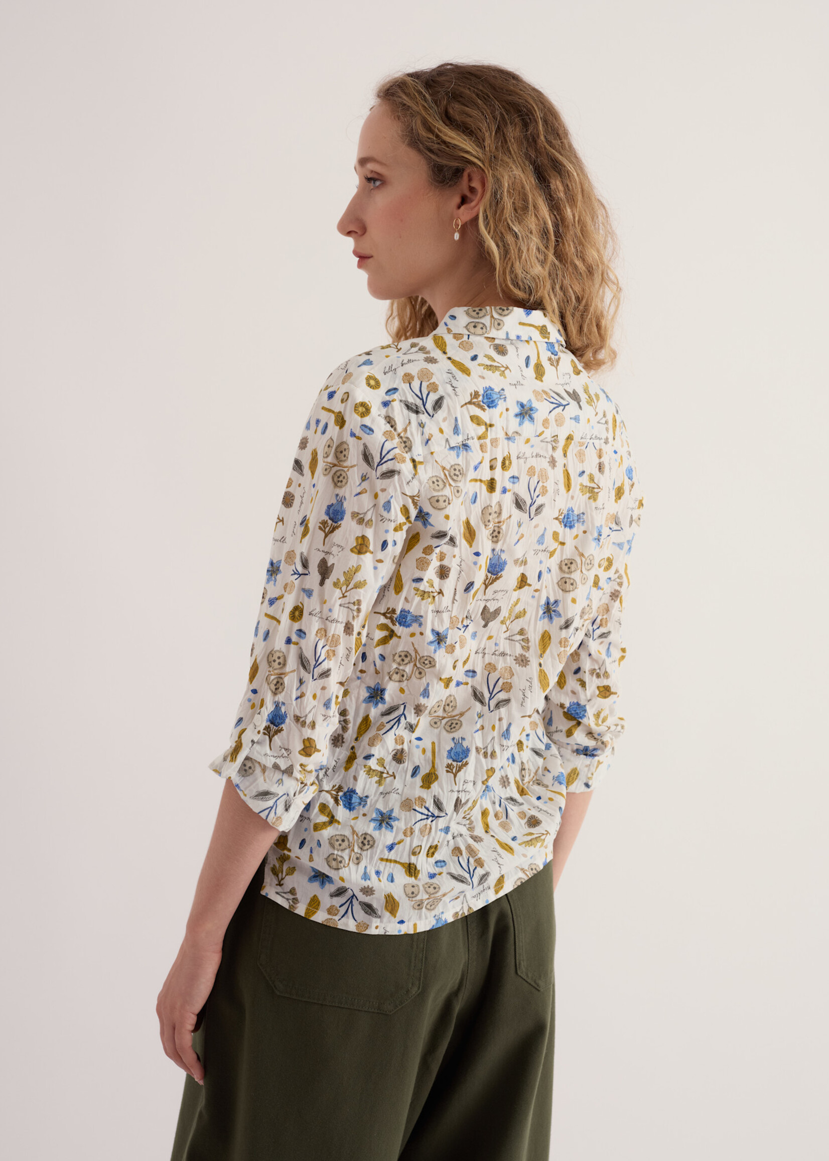SEASALT CORNWALL SEASALT LARISSA SHIRT SEED COLLECTING CHALK