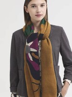 NICE THINGS NICE THINGS BOLD FLOWERS PRINTED WOOL FOULARD