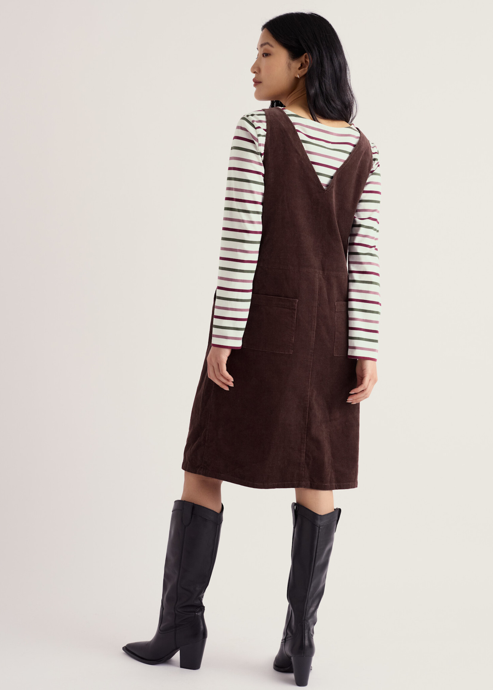 SEASALT CORNWALL SEASALT WEAVE PINAFORE SEEDBED