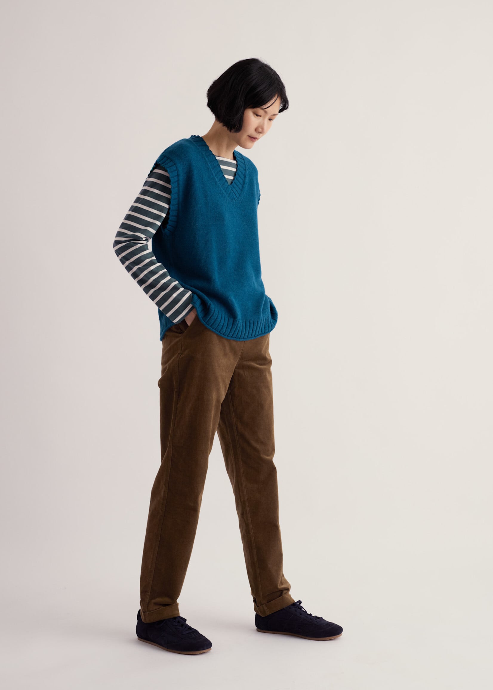 SEASALT CORNWALL SEASALT CRACKINGTON TROUSERS PORCINI