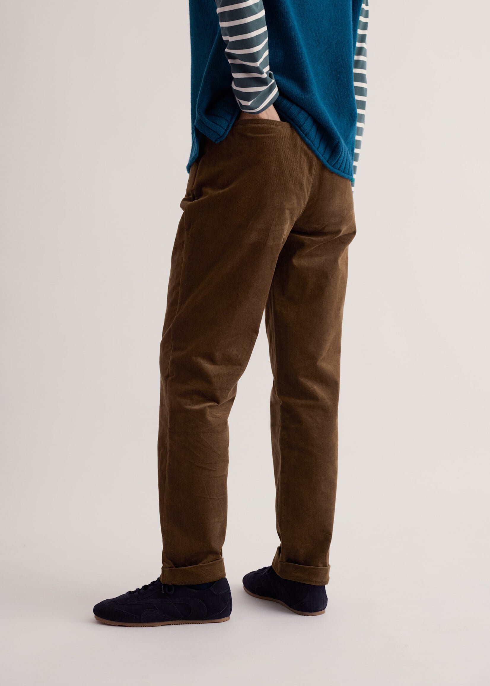 SEASALT CORNWALL SEASALT CRACKINGTON TROUSERS PORCINI