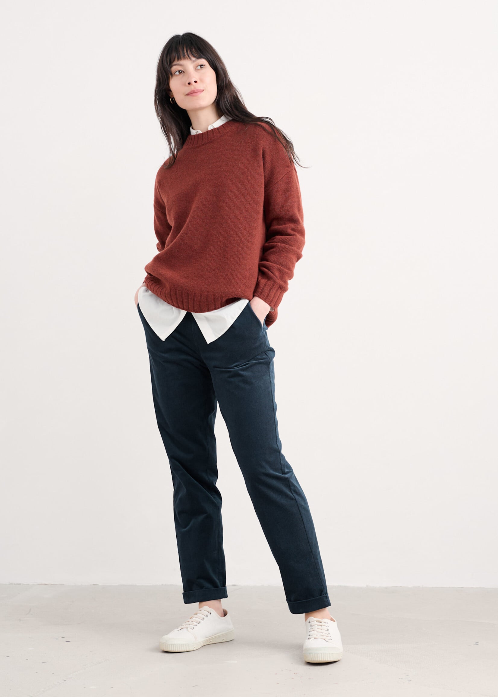 SEASALT CORNWALL SEASALT CRACKINGTON TROUSERS MARITIME