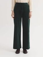 NICE THINGS NICE THINGS EXTRA LONG CORDUROY TROUSERS WILLOW GREEN