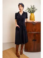 VERY CHERRY VERY CHERRY REVERS DRESS MIDI CORDUROY MARINO