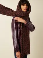 KING LOUIE KING LOUIE JEFFERSON SCARF BITTER CHOCOLATE
