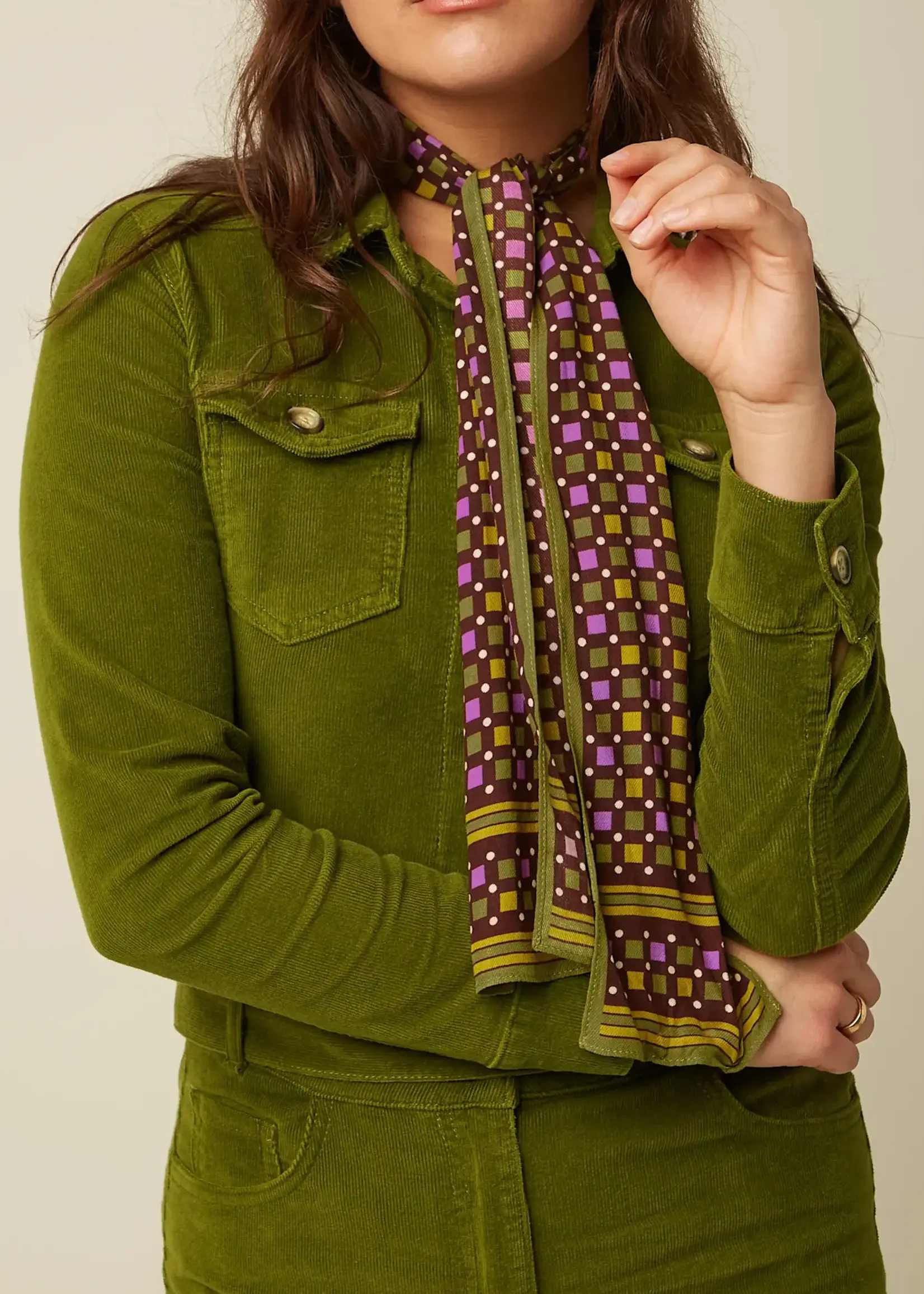 KING LOUIE KING LOUIE JUNE SCARF POSEY GREEN