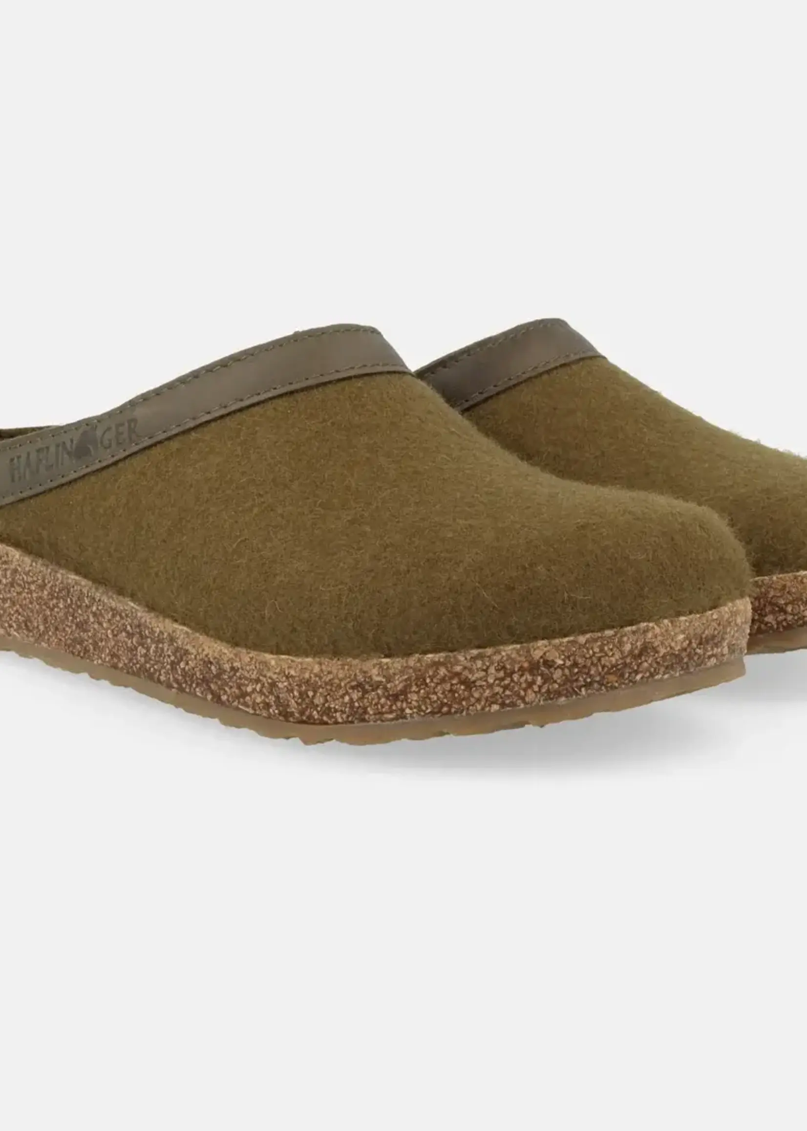 HAFLINGER HAFLINGER GRIZZLY TORBEN OLIVE GREEN SLOF