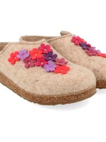 HAFLINGER HAFLINGER GRIZZLY FLORES BEIGEMELIERT